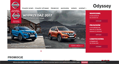 Desktop Screenshot of nissan-odyssey.pl